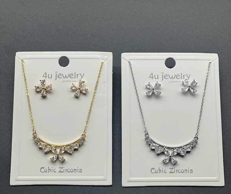 Floral Shine Statement Set