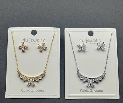 Floral Shine Statement Set